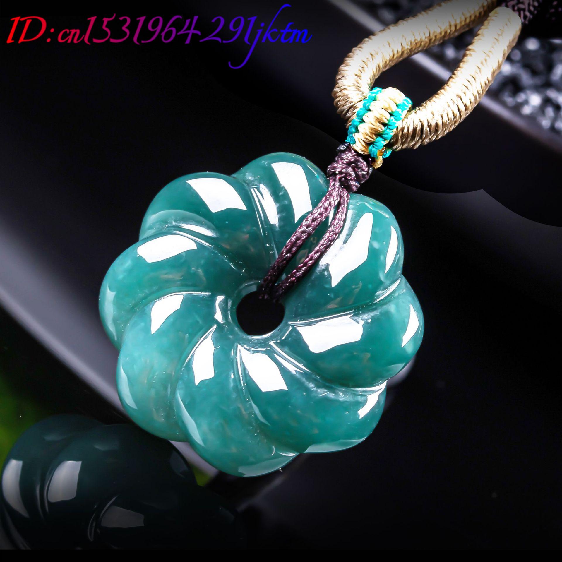 Doğal Birman Yeşim Taşı Çiçek  - Vintage Fashion Necklace incelemesi ve fiyatı