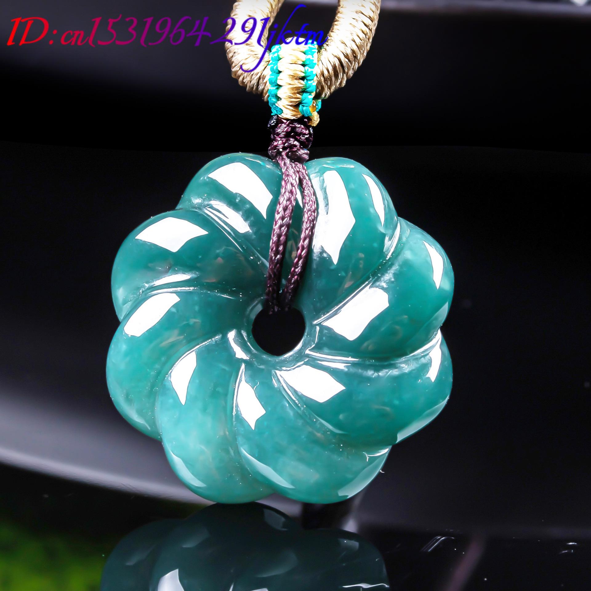 Doğal Birman Yeşim Taşı Çiçek  - Vintage Fashion Necklace incelemesi ve fiyatı