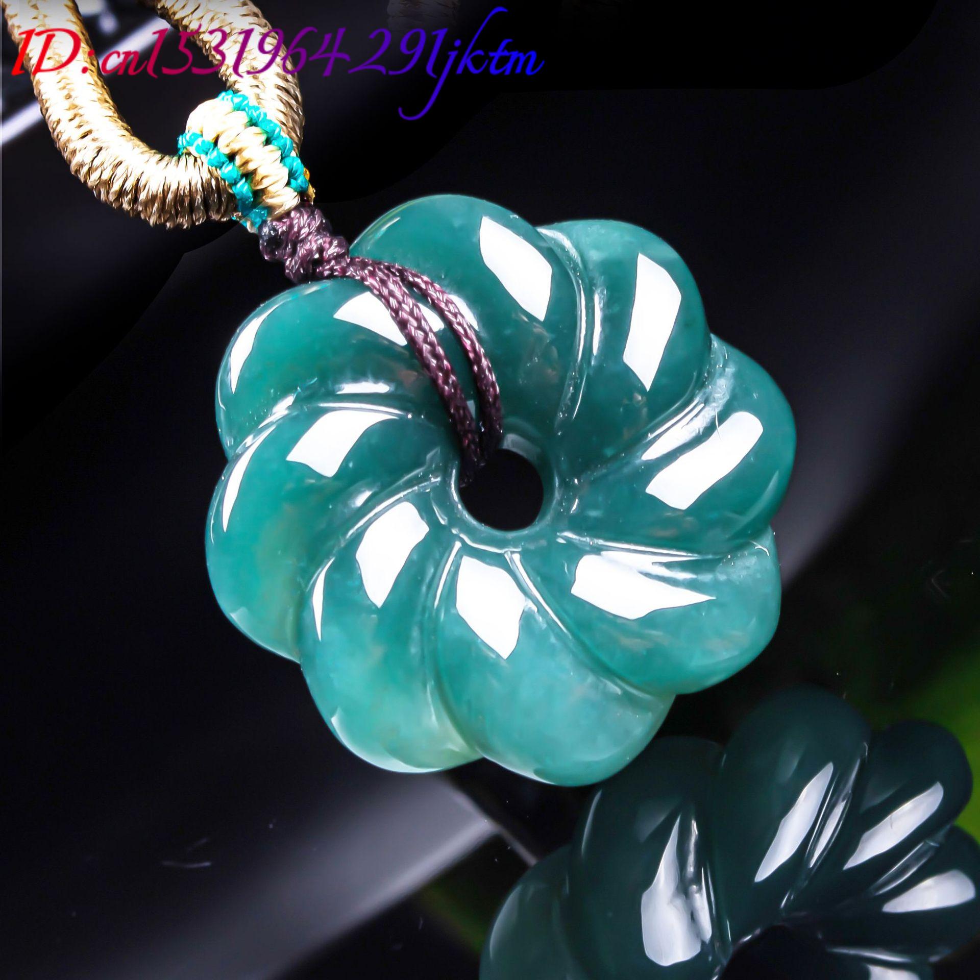 Doğal Birman Yeşim Taşı Çiçek  - Vintage Fashion Necklace incelemesi ve fiyatı