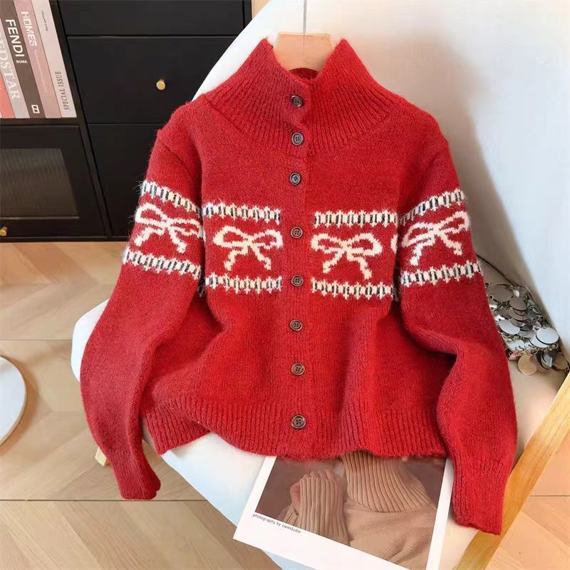 Kırmızı Fiyonklu Fair Isle Örg - Vintage Fashion Faire incelemesi ve fiyatı