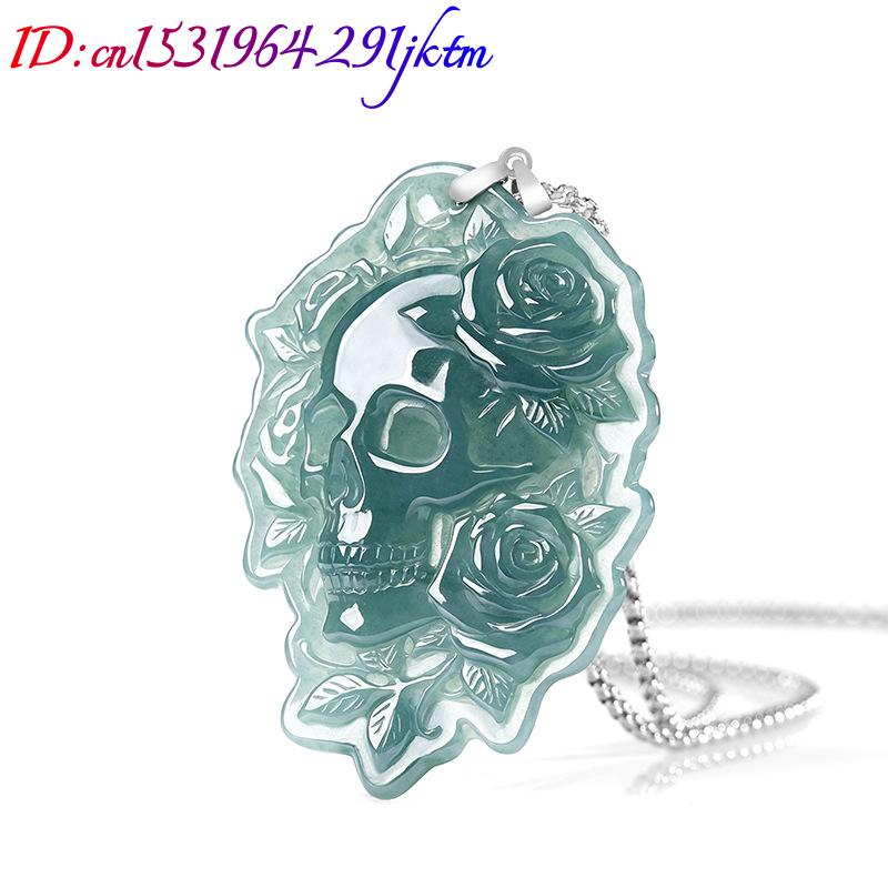 Doğal Burma Yeşim Taşı Kafatas - Vintage Fashion Necklace incelemesi ve fiyatı