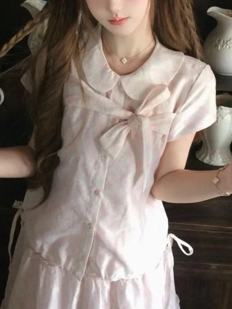 Japon Vintage Tatlı Fiyonklu P - Vintage Fashion Outfit incelemesi ve fiyatı